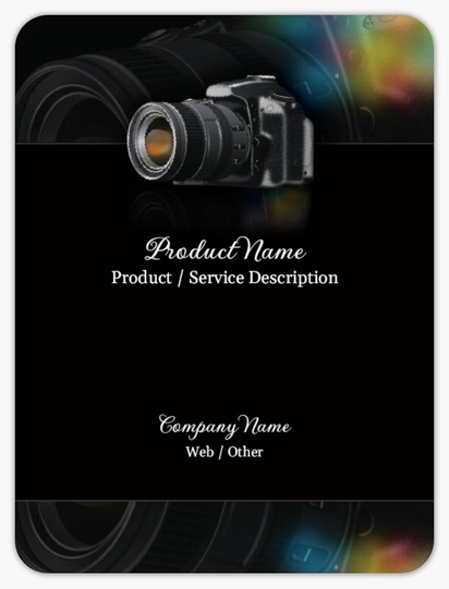 Design Preview for Design Gallery: Photography Product Labels on Sheets, Rounded Rectangle 10 x 7.5 cm