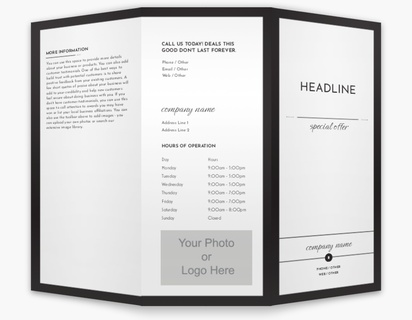 Design Preview for Design Gallery: Business Services Custom Brochures, 8.5" x 11" Tri-fold