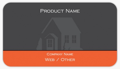 Design Preview for Design Gallery: Home Inspection Product Labels on Sheets, Rounded Rectangle 8.7 x 4.9 cm