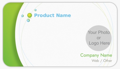 Design Preview for Design Gallery: Public Relations Product Labels on Sheets, Rounded Rectangle 8.7 x 4.9 cm