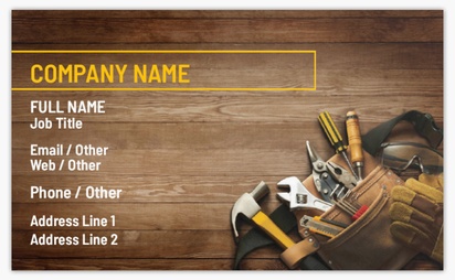 Design Preview for Design Gallery: House Constructions And Repairs  Classic Visiting Cards