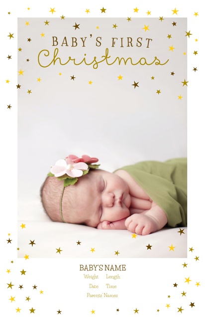 A 1 image christmas baby orange brown design for Type with 1 uploads