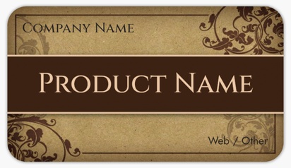 Design Preview for Design Gallery: Illustration Product Labels on Sheets, Rounded Rectangle 8.7 x 4.9 cm