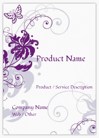 Design Preview for Design Gallery: Beauty & Spa Roll Labels, Rectangle 10.5 x 7.4 cm White Paper