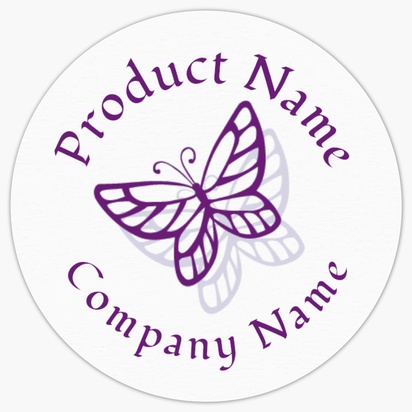 Design Preview for Design Gallery: Nature & Landscapes Product Labels on Sheets, Circle 3.8 x 3.8 cm