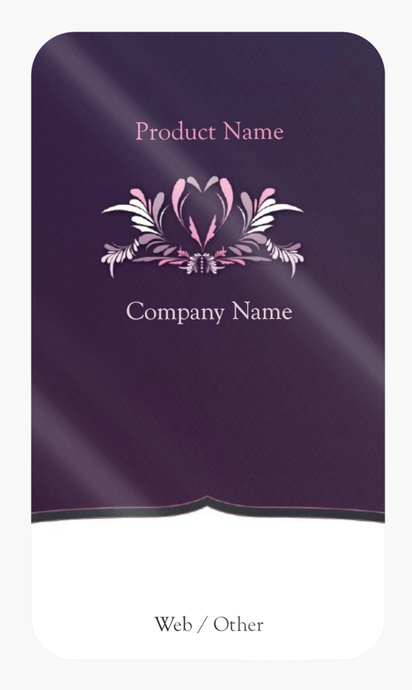 Design Preview for Design Gallery: Introduction & Dating Agencies Product Labels on Sheets, Rounded Rectangle 8.7 x 4.9 cm