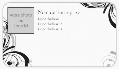 Aperçu du graphisme pour Galerie de modèles : étiquettes postales pour beauté et spa, 8.7 x 4.9 cm