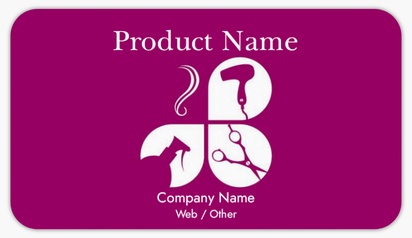 Design Preview for Design Gallery: Beauty & Spa Product & Packaging Labels, Rounded Rectangle  8.7 x 4.9 cm 