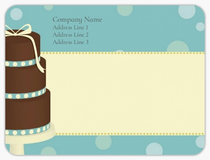 Design Preview for Design Gallery: Bakeries Mailing Labels, 10 x 7.5 cm