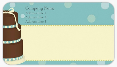 Design Preview for Design Gallery: Food Service Mailing Labels, 8.7 x 4.9 cm
