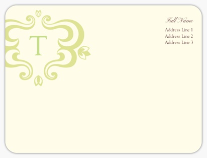 Design Preview for Design Gallery: Elegant Mailing Labels, 10.2 x 7.6 cm