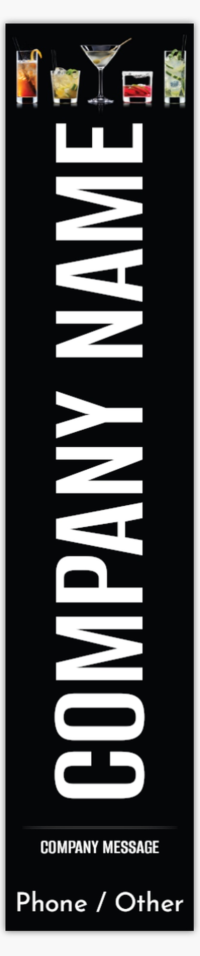 Design Preview for Design Gallery: Bars & Nightclubs Vinyl Banners, 76 x 366 cm