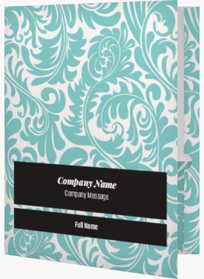 A floral pattern blue gray design for Events