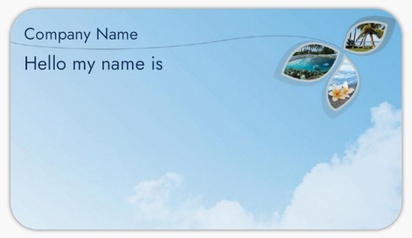 Design Preview for Design Gallery: Travel & Accommodation Name Tags