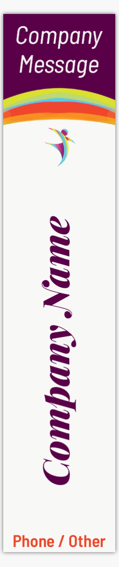 Design Preview for Design Gallery: Dance Fitness Vinyl Banners, 76 x 366 cm