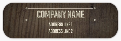 Design Preview for Design Gallery: Handyman Return Address Labels