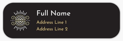 Design Preview for Design Gallery: Movies & Film Return Address Labels