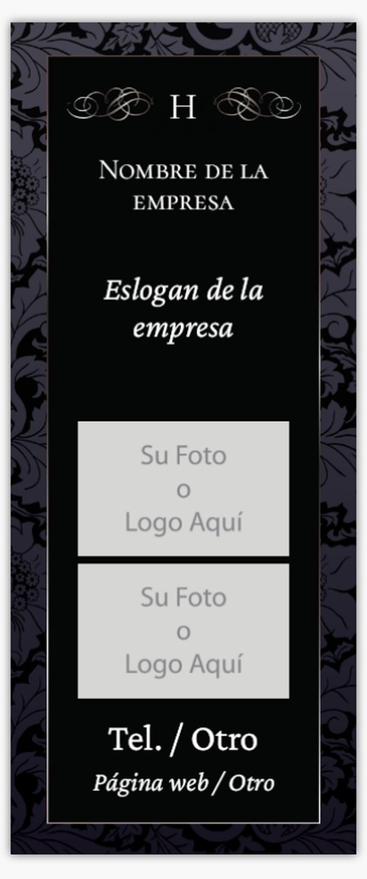 Un insignia clase alta diseño negro para Elegante con 2 imágenes