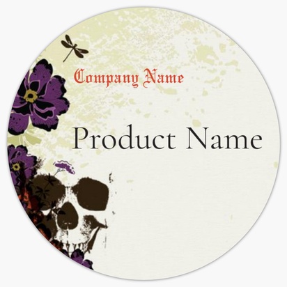 Design Preview for Design Gallery: Illustration Product Labels on Sheets, Circle 3.8 x 3.8 cm