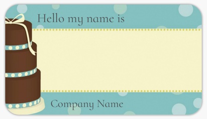 Design Preview for Design Gallery: Food & Beverage Name Tags
