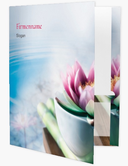 Designvorschau für Designgalerie: Präsentationsmappen Floristen, A4