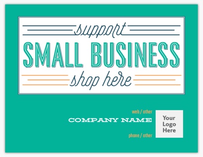 Design Preview for Fundraising and Social Awareness Postcards Templates, 4.2" x 5.5"