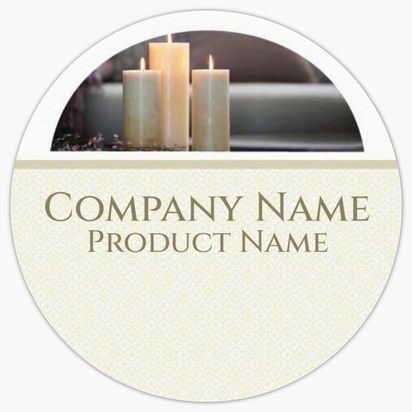 Design Preview for Design Gallery: Furniture & Home Goods Product Labels on Sheets, Circle 3.8 x 3.8 cm
