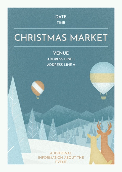 Design Preview for Design Gallery: Christmas Flyers & Leaflets,  No Fold/Flyer A6 (105 x 148 mm)