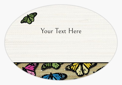 Design Preview for Design Gallery: Bold & Colourful Custom Stickers, Oval   7.6 x 5.1 cm