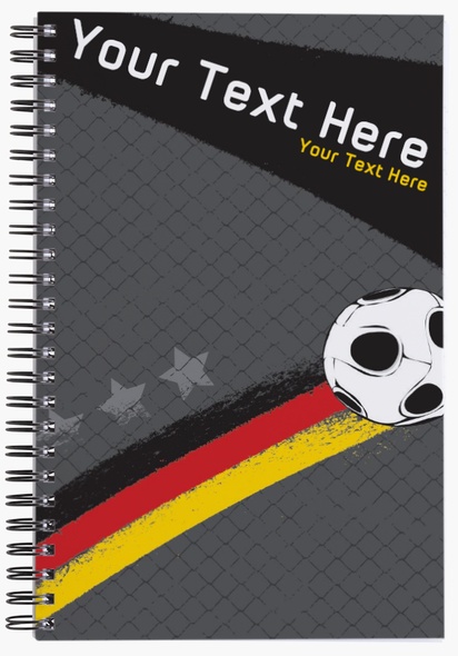 Design Preview for Design Gallery: Sports & Fitness Notebooks