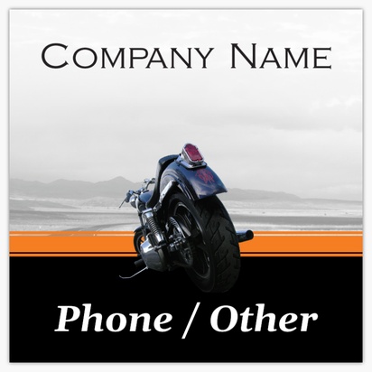 Design Preview for Design Gallery: Motorcycles Vinyl Banners, 122 x 122 cm