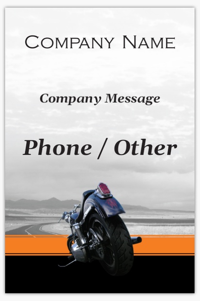 Design Preview for Design Gallery: Motorcycles Vinyl Banners, 122 x 183 cm