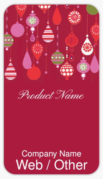 Design Preview for Design Gallery: Seasonal Product & Packaging Labels, Rounded Rectangle  8.7 x 4.9 cm 