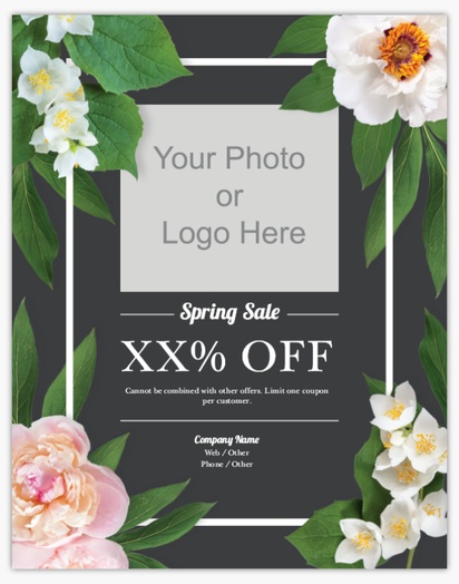 A spring tropical gray design for Holiday & Seasonal with 1 uploads