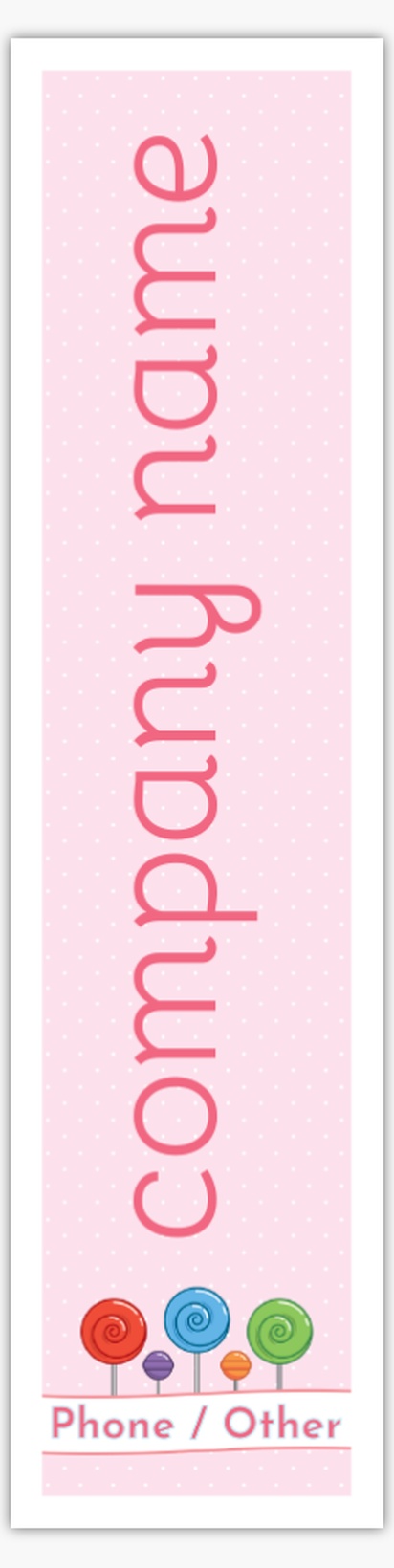 Design Preview for Design Gallery: Sweet Shops Vinyl Banners, 76 x 305 cm