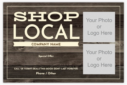 A wood small business gray design for Art & Entertainment with 2 uploads