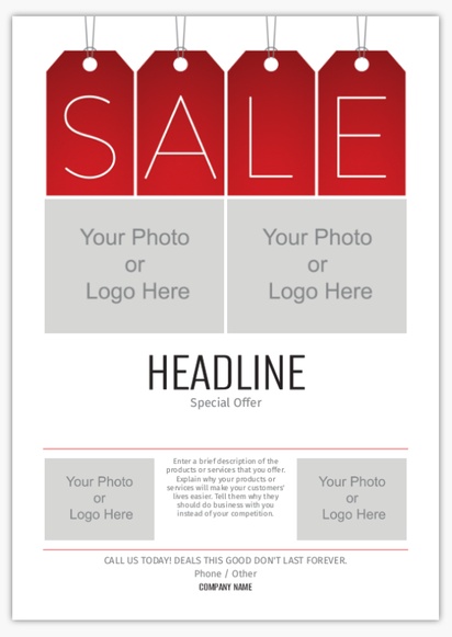 Design Preview for Design Gallery: Sales & Clearance Flyers, None A4