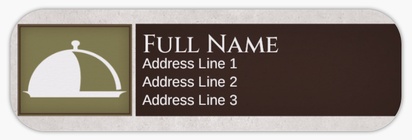 Design Preview for Design Gallery: Food Service Return Address Labels