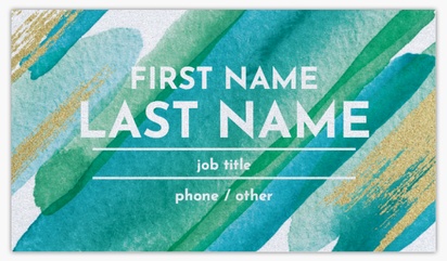 Design Preview for Design Gallery: Bold & Colorful Pearl Business Cards, Standard (3.5" x 2")