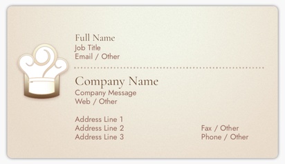 Design Preview for Design Gallery: bakeries  Business Card Stickers