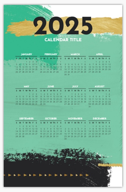 Design Preview for Art & Entertainment Poster Calendars Templates