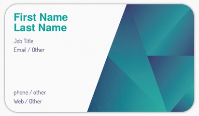 Design Preview for Design Gallery: Finance & Insurance Rounded Corner Business Cards, Standard (3.5" x 2")
