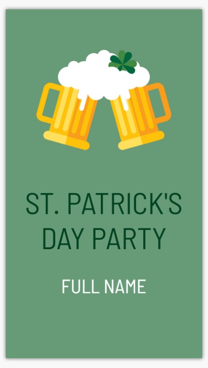 Design Preview for Design Gallery: St. Patrick's Day Vinyl Banners, 52 x 91 cm