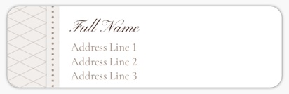 Design Preview for Templates for Arts & Entertainment Return Address Labels 