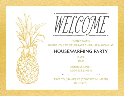Design Preview for Design Gallery: Housewarming Party Invitations and Announcements, Flat 10.7 x 13.9 cm