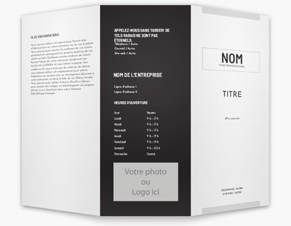 Aperçu du graphisme pour Galerie de modèles : Dépliants, Marketing et relations publiques, 8.5 x 11 po Trois volets
