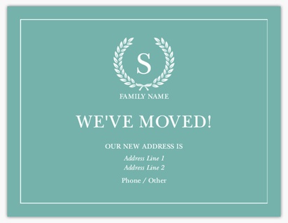 Design Preview for Design Gallery: Moving Announcements Moving Announcements, 13.9 x 10.7 cm
