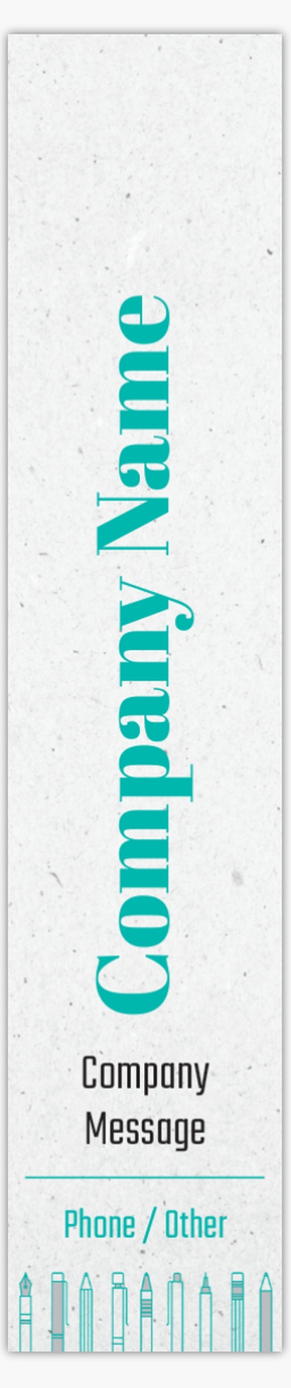 Design Preview for Design Gallery: Writing & Editing Vinyl Banners, 76 x 366 cm