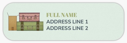 Design Preview for Design Gallery: Retro & Vintage Return Address Labels
