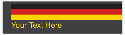 Design Preview for Design Gallery: Public Safety Bumper Stickers, 7.6 x 27.9 cm - Rectangle